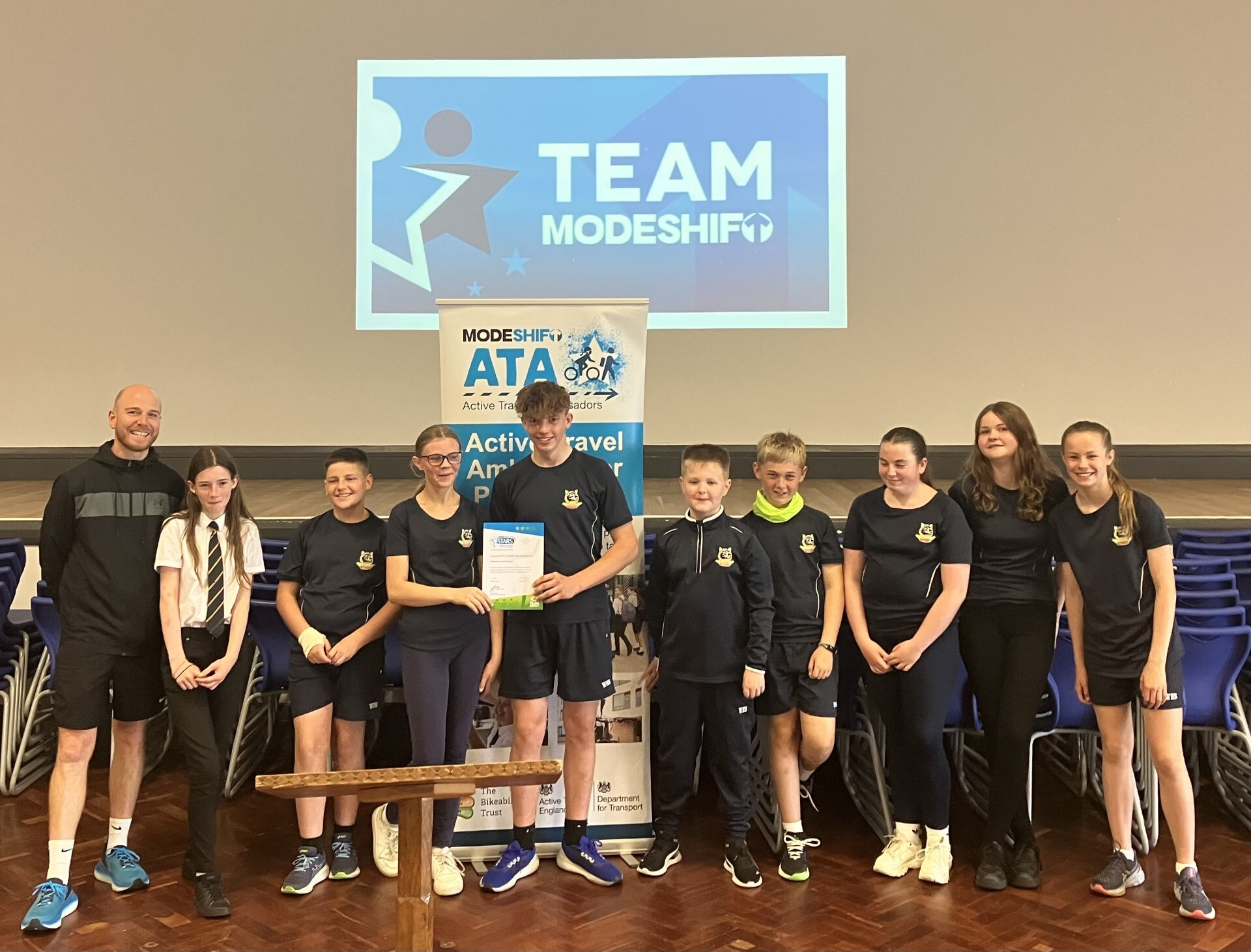 School earns ‘outstanding’ Active Travel recognition