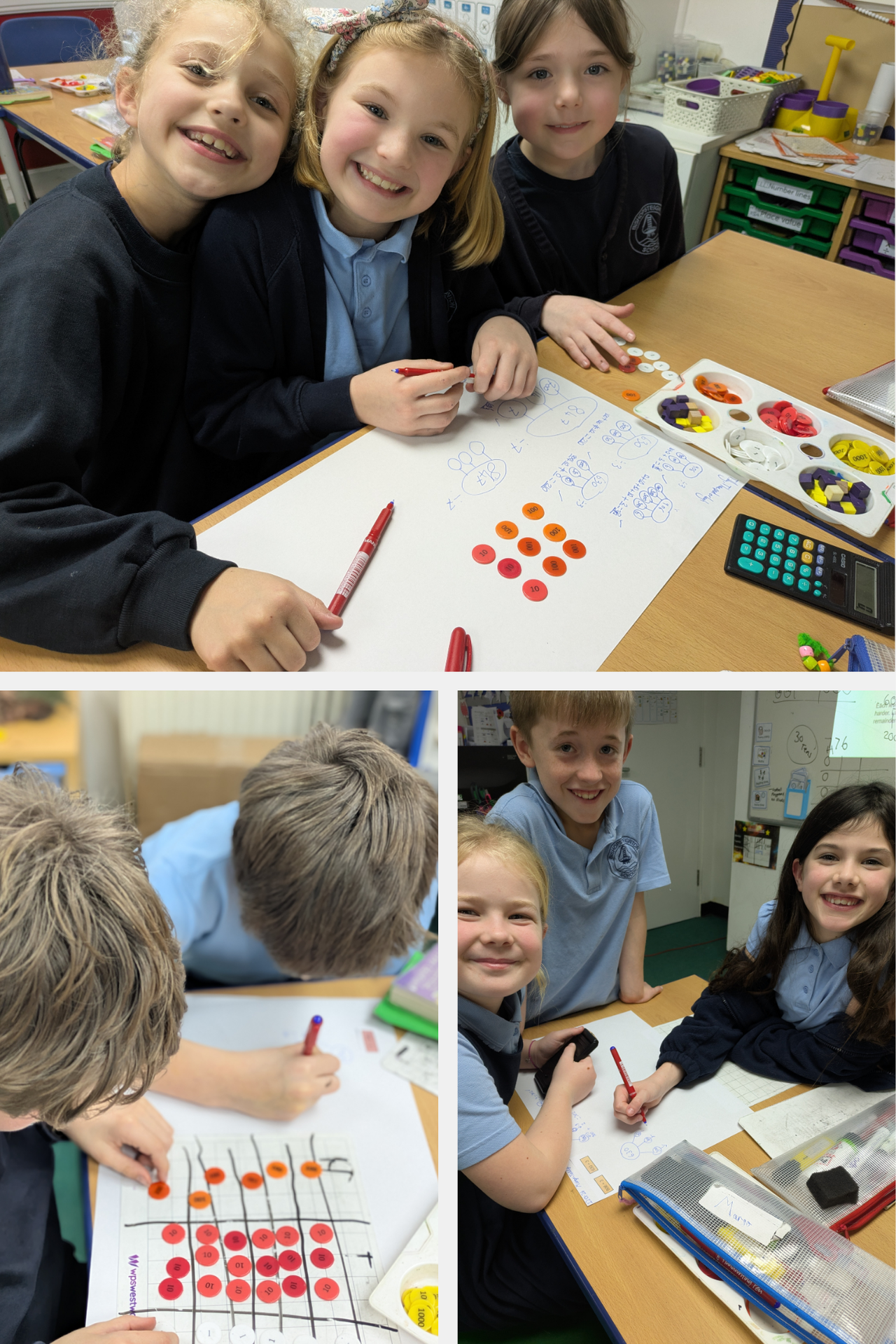 Developing our division skills.