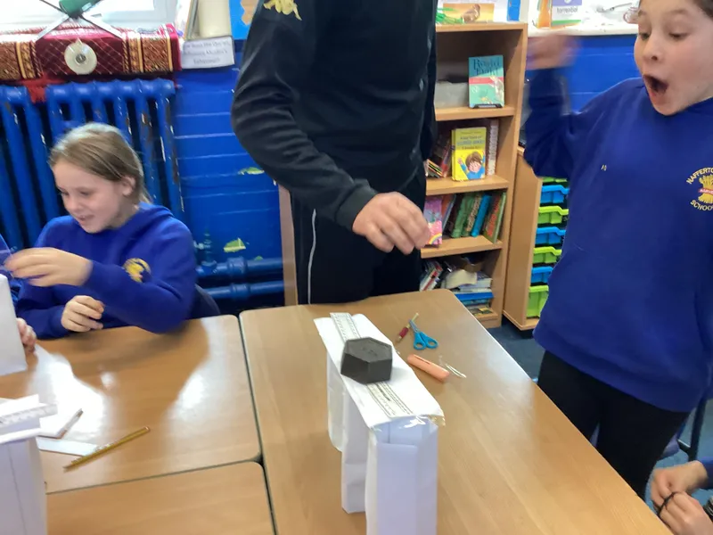 On Thursday we completed an investigation into creating structures to support weight. - image 1 On Thursday we completed an investigation into creating structures to support weight. - image 1