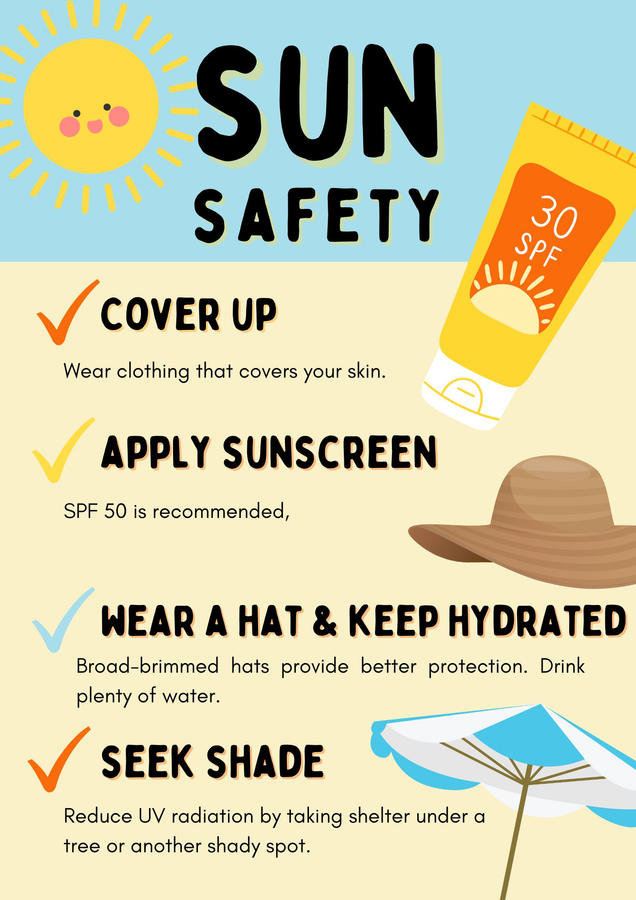 Let's stay safe in the sun! 