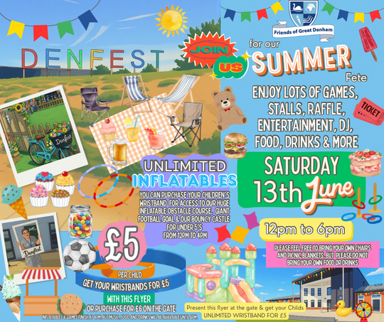 Join us at DENFEST - Saturday 13th June!
