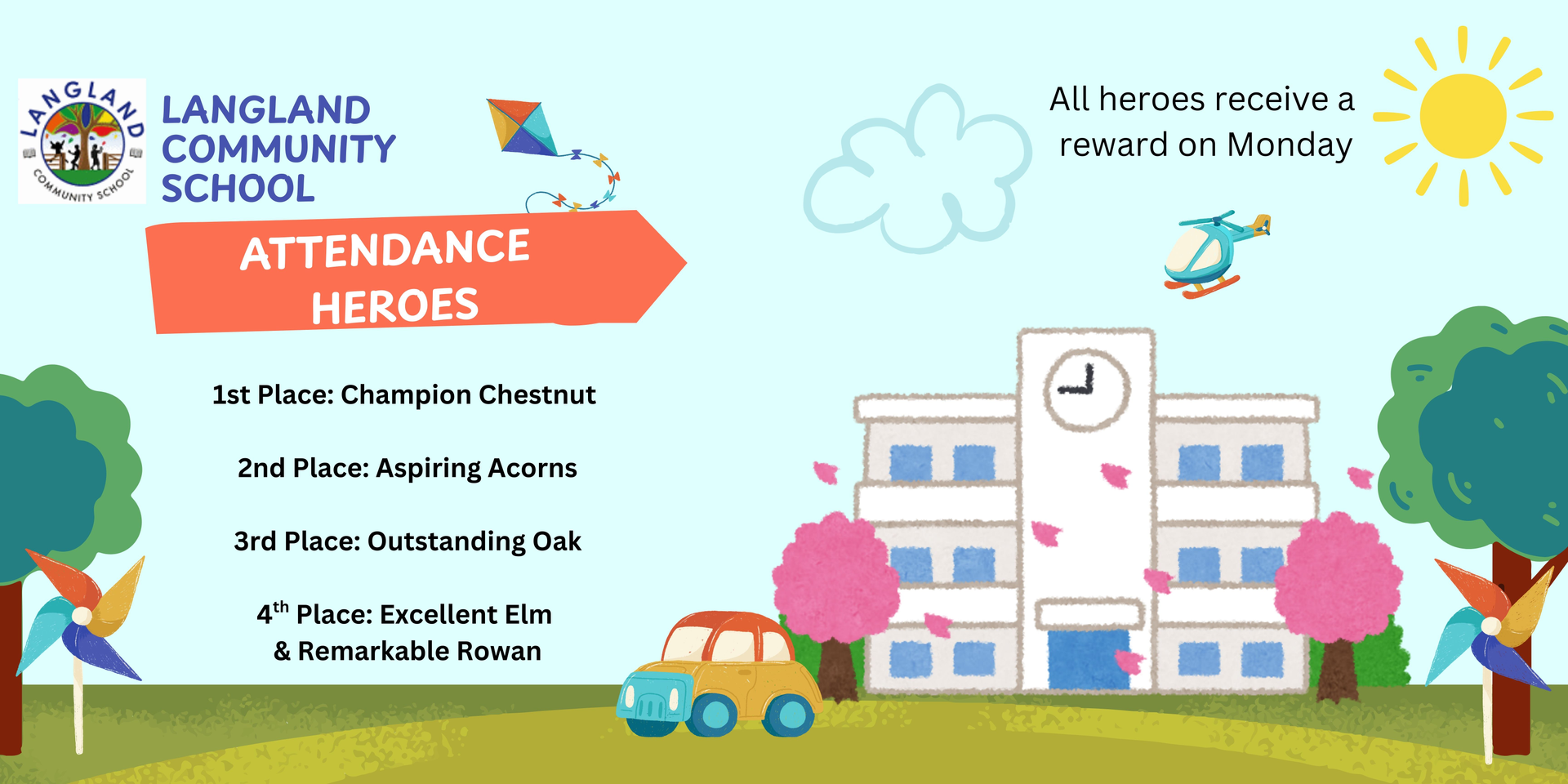 This week's Attendance Heroes 13.03.26