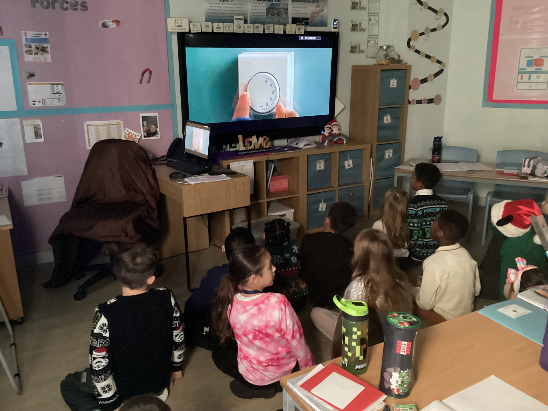 Today, we joined the Great Big Assembly Live! We looked at the true meaning of Christmas, how people who are less fortunate than us in other countries celebrate Christmas and we spoke about how lucky we are. We then ended with a prayer for those who do not have as much as us and for our world to be equal.