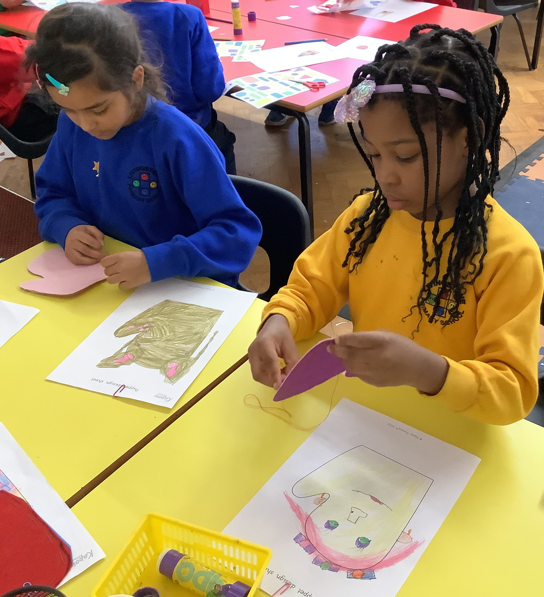 Sewing in Year 1 