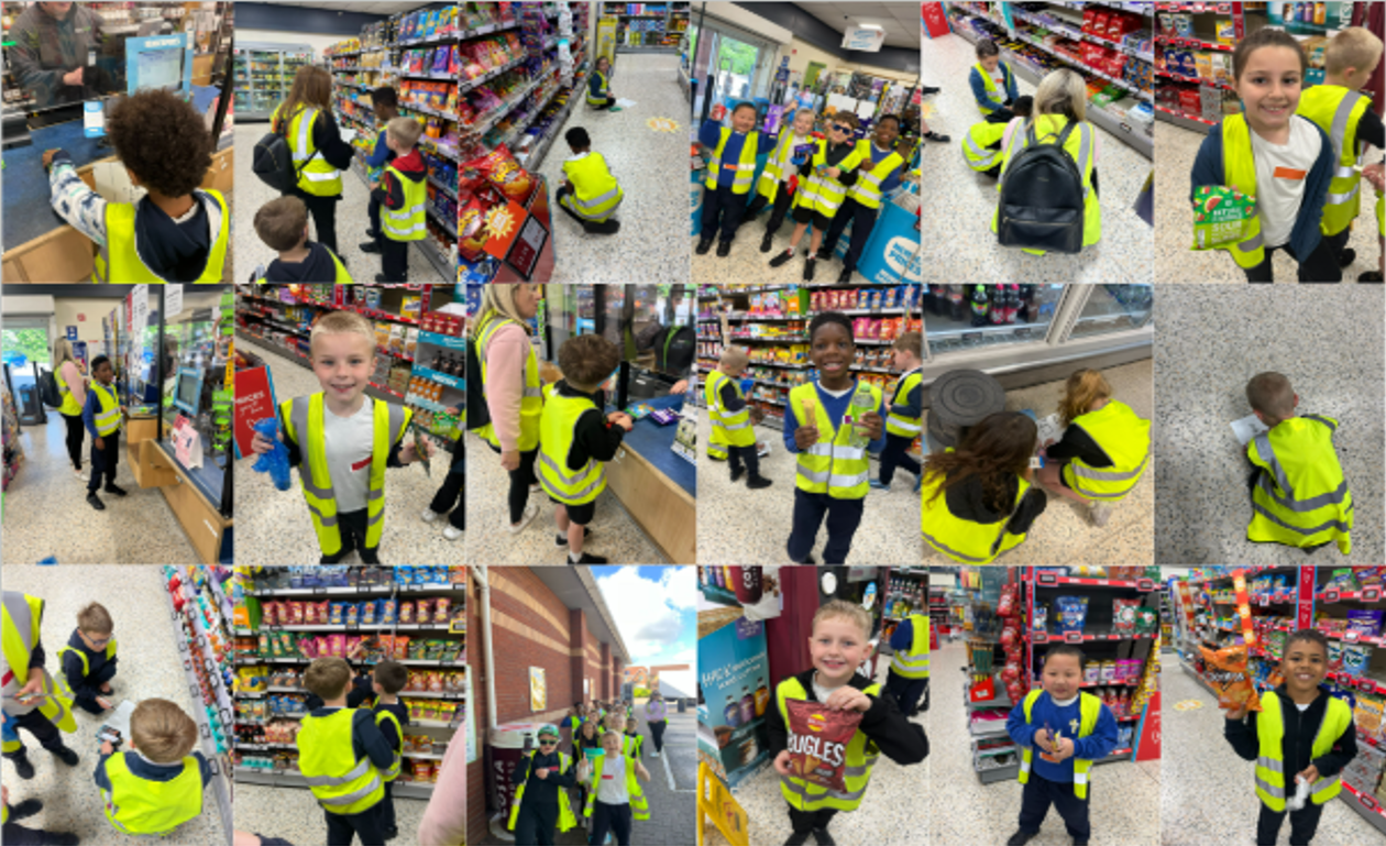 Y3 went to their local shop today to use their knowledge about money in a real life situation. They were able to pick what they wanted however they had to make sure they had enough money. Whiteboards allowed the children to check if their change was correct. They all had such a fun time! 