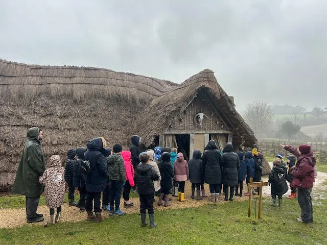 LKS2 at Butser Farm - image 8