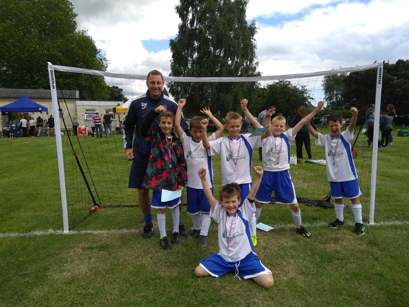 We entered a 3&4 team and boys 5 &6 team into the Annual Small Schools Football Tournament in June. Elmsett’s year 3&4 finished 2nd and the 5&6 boys were 5th. All played brilliantly.