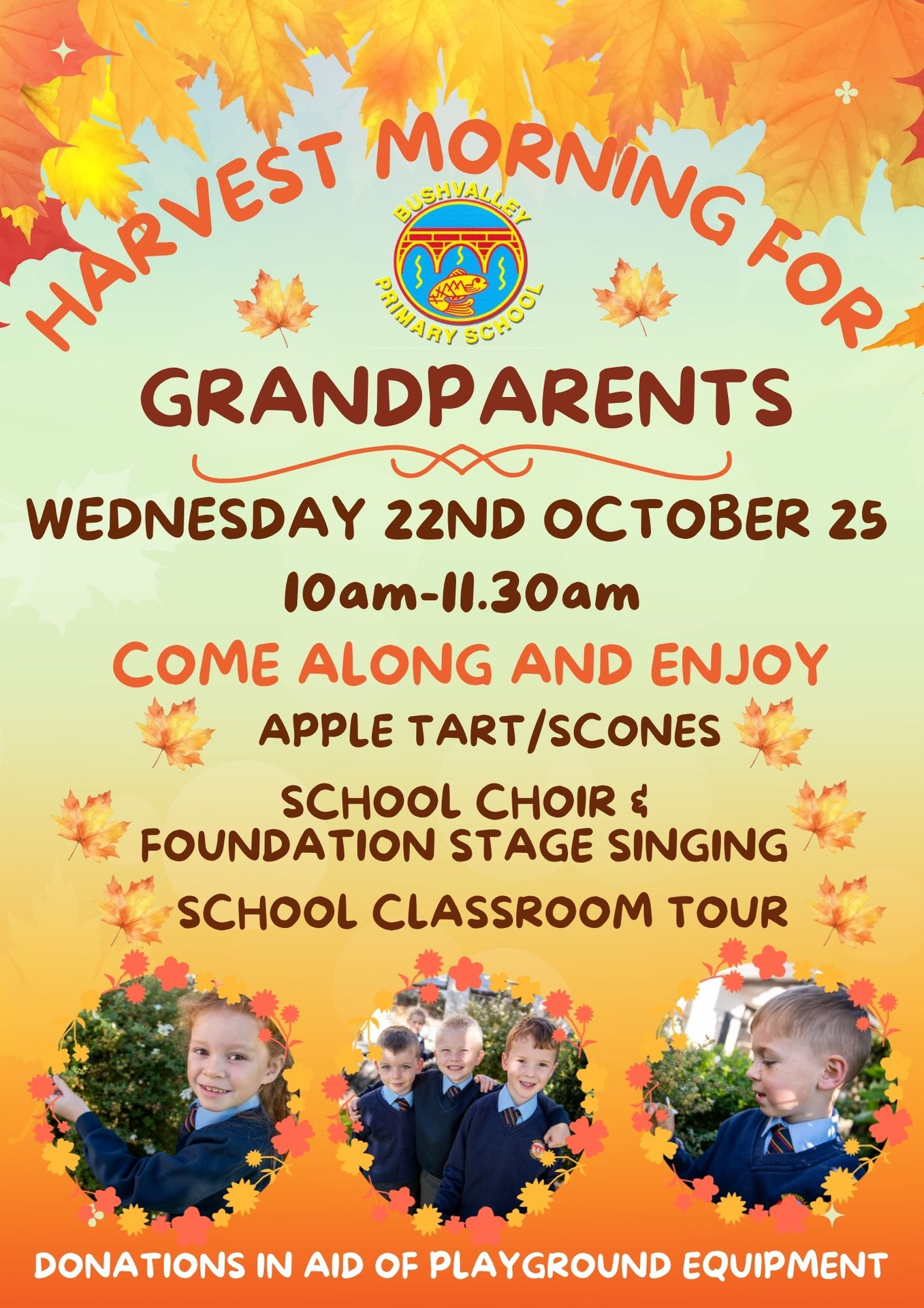 Harvest Morning for Grandparents 