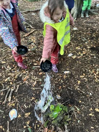 Autumn 2022 - October 12th - Acorns - Building Houses (wattle and daub) for 17th Century Characters to Re-enact the Great Fire of London - image 1 Autumn 2022 - October 12th - Acorns - Building Houses (wattle and daub) for 17th Century Characters to Re-enact the Great Fire of London - image 1