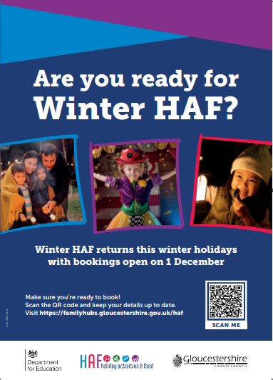 Winter HAP and HAF information – register for activities