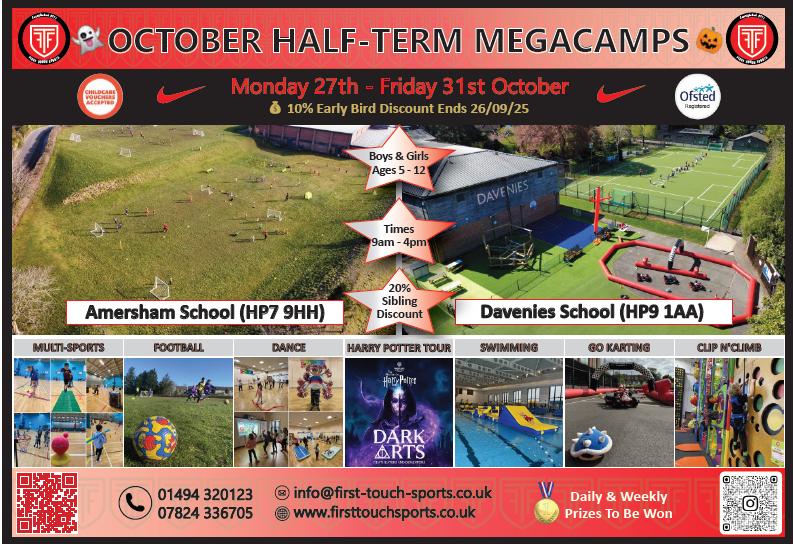 First Touch Football October Half Term Megacamps