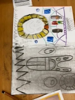 Swallows exploring and experimenting with different mediums to represent canopic jars - image 8 Swallows exploring and experimenting with different mediums to represent canopic jars - image 8