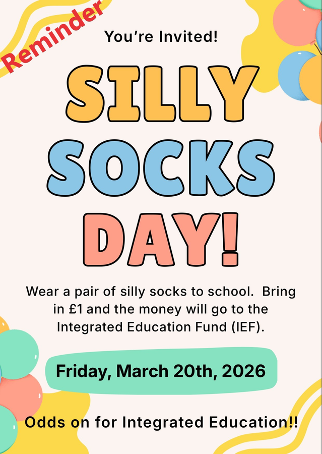 Reminder - Silly Socks Day