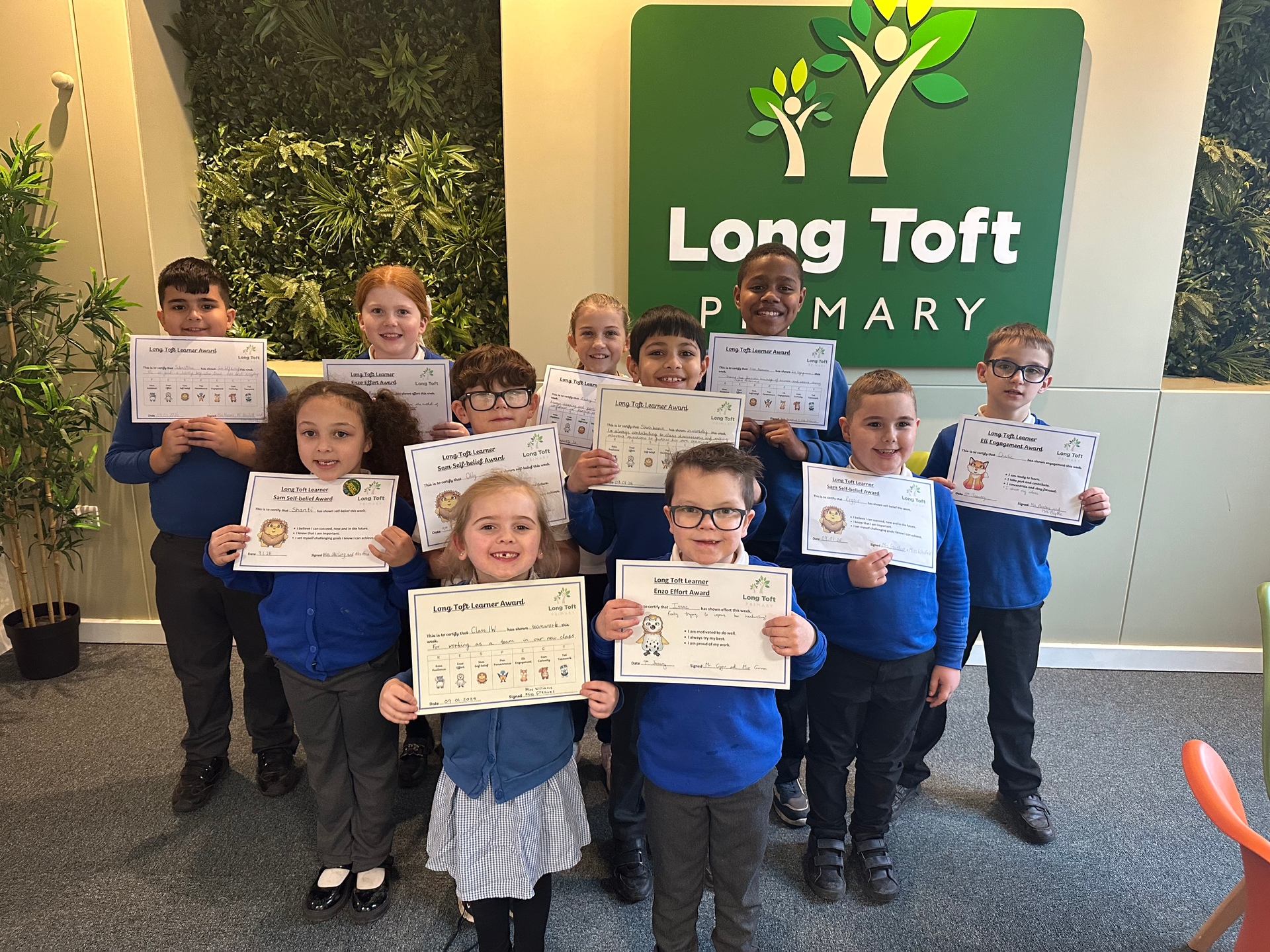 Long Toft Learner Awards
