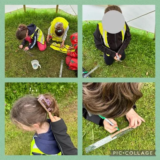 Summer 2024 - 15th May - Saplings - Whittling; Toasting Marshmallows; Woodland Rulers; Weighing Scales; Deciduous vs Evergreen - image 4 Summer 2024 - 15th May - Saplings - Whittling; Toasting Marshmallows; Woodland Rulers; Weighing Scales; Deciduous vs Evergreen - image 4