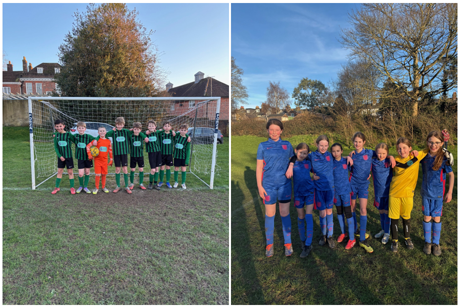 Football double header at Alban City for Prae Wood Girls' and Boys' A Teams