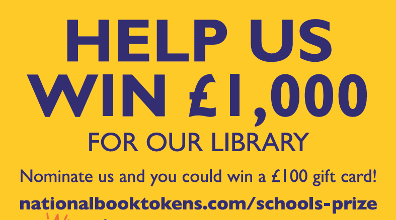 Help us win £1000 for our library!