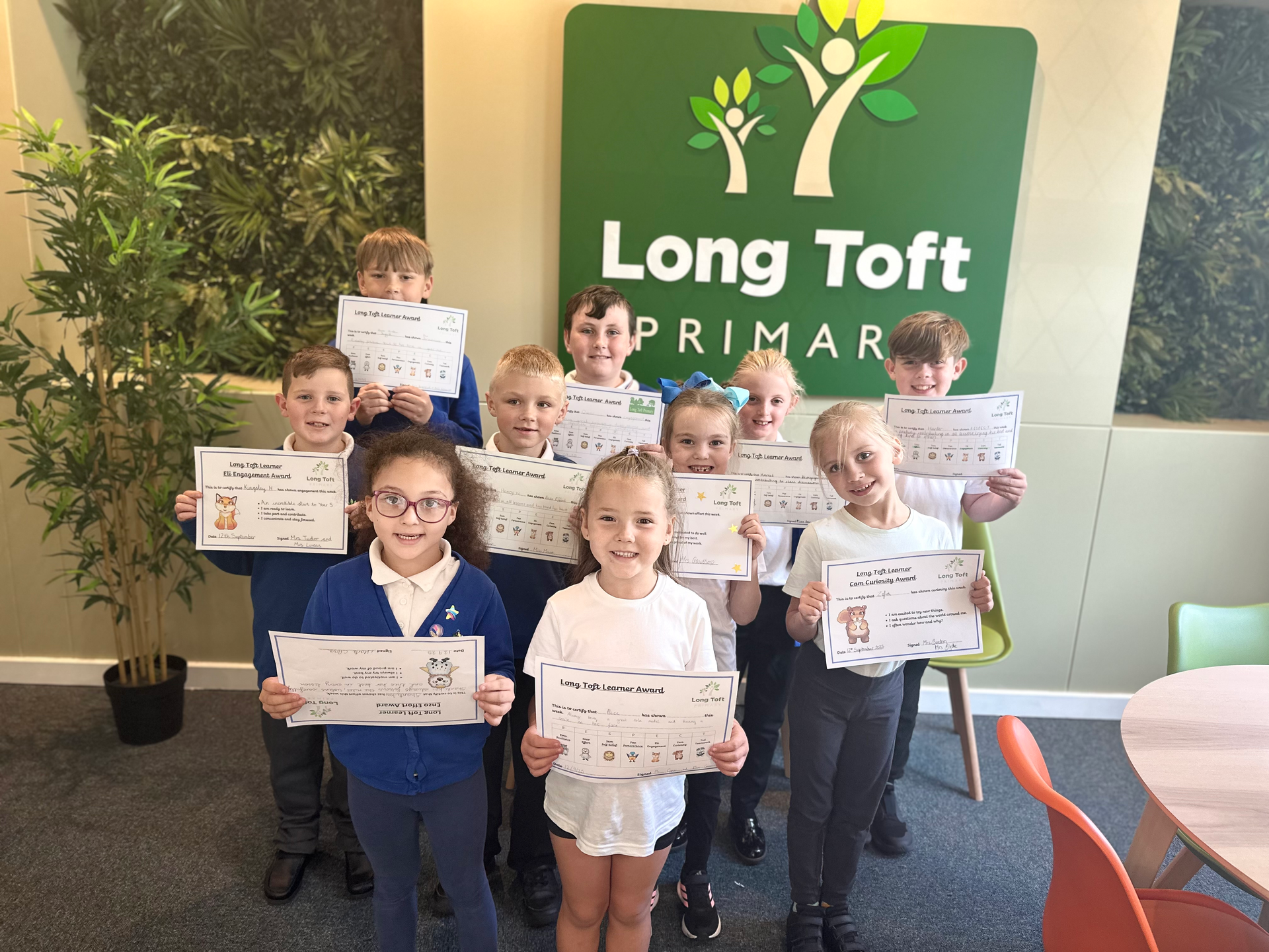 Long Toft Learner Awards
