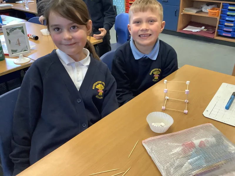 Swallows have enjoyed making 3D shapes today using marshmallows and straws - image 9 Swallows have enjoyed making 3D shapes today using marshmallows and straws - image 9