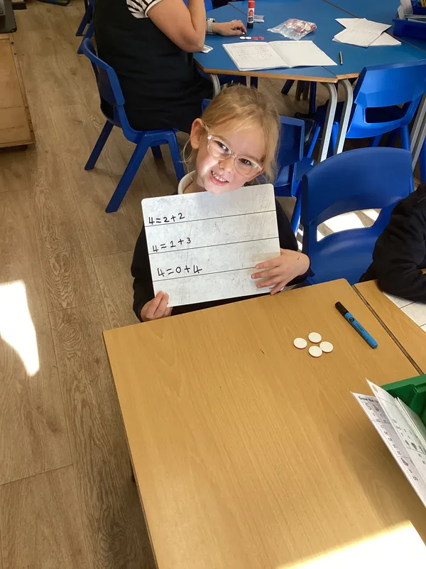 3.10.24 Year 1 are learning how to write number sentences in Maths - image 7 3.10.24 Year 1 are learning how to write number sentences in Maths - image 7