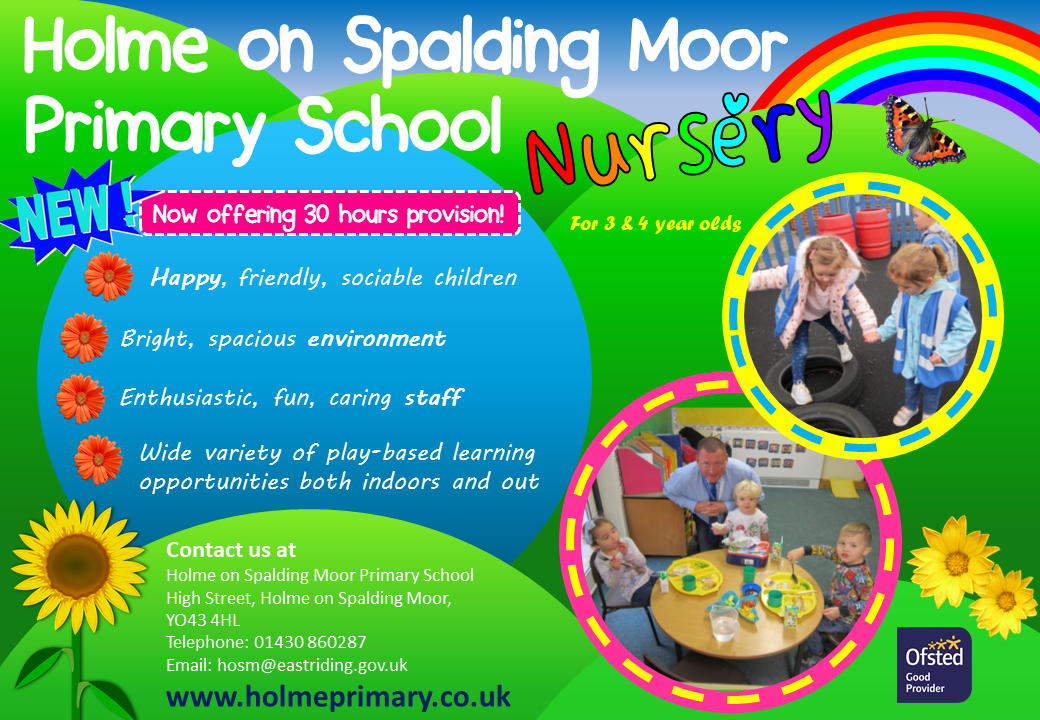 Nursery Holme On Spalding Moor Primary School