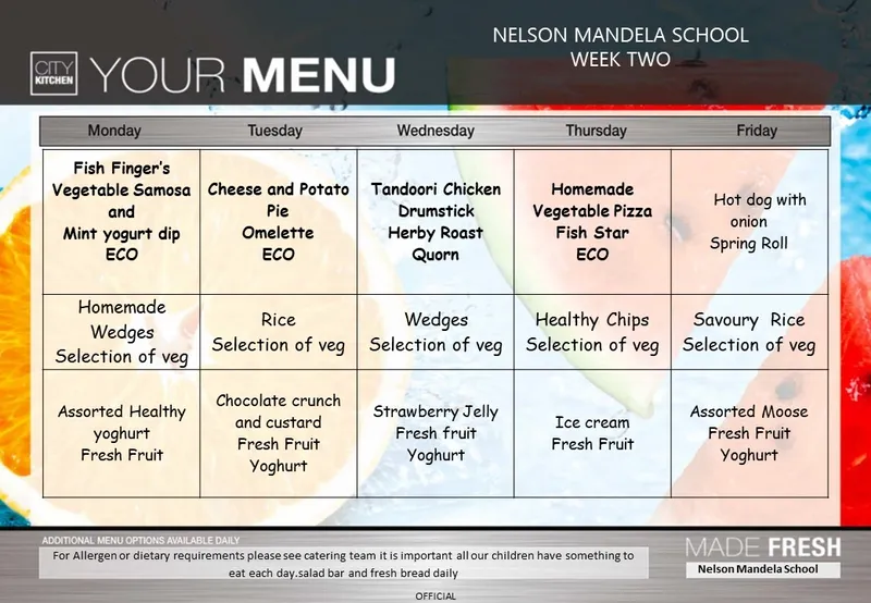 Lunchtime menu April 2026 - image 2