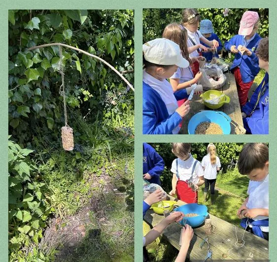 Summer 2023 - 24th May - Saplings - Pentecost (dove chocolate nests, bird feeders, flame painting with natural paints, story sequencing and drama) - image 4 Summer 2023 - 24th May - Saplings - Pentecost (dove chocolate nests, bird feeders, flame painting with natural paints, story sequencing and drama) - image 4