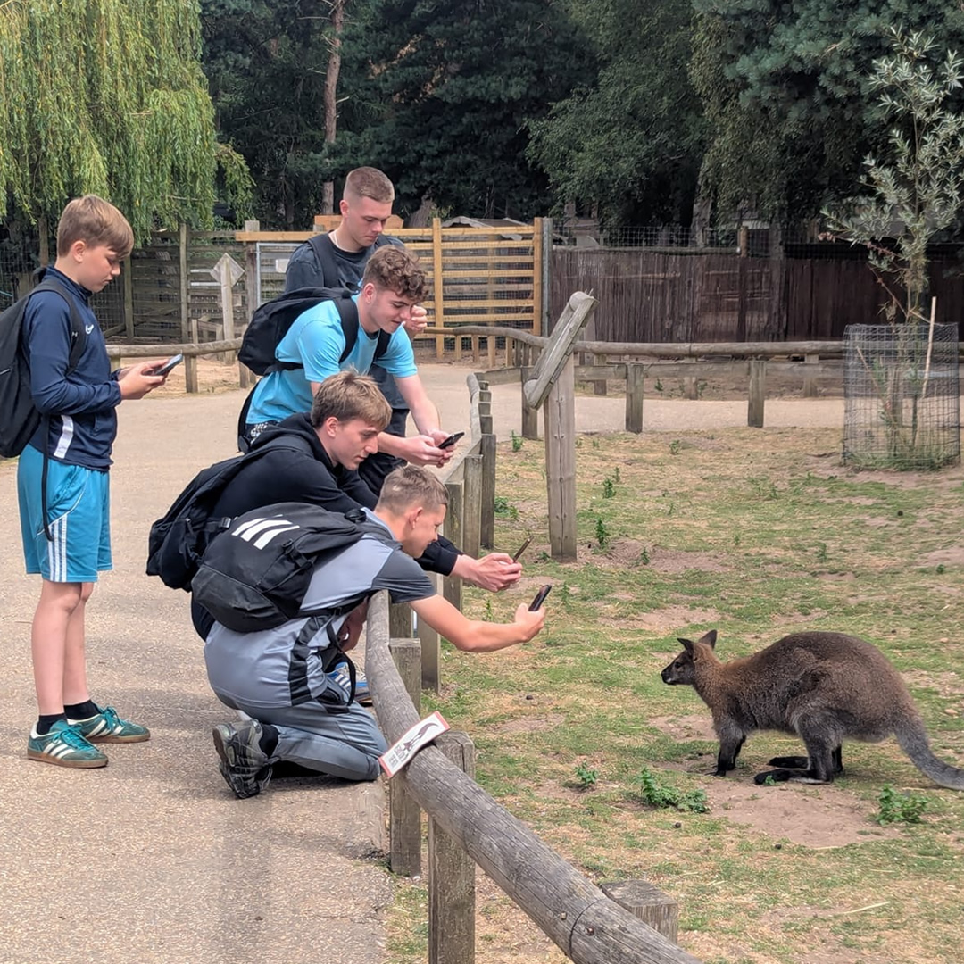 Students capture inspiration at Yorkshire Wildlife Park