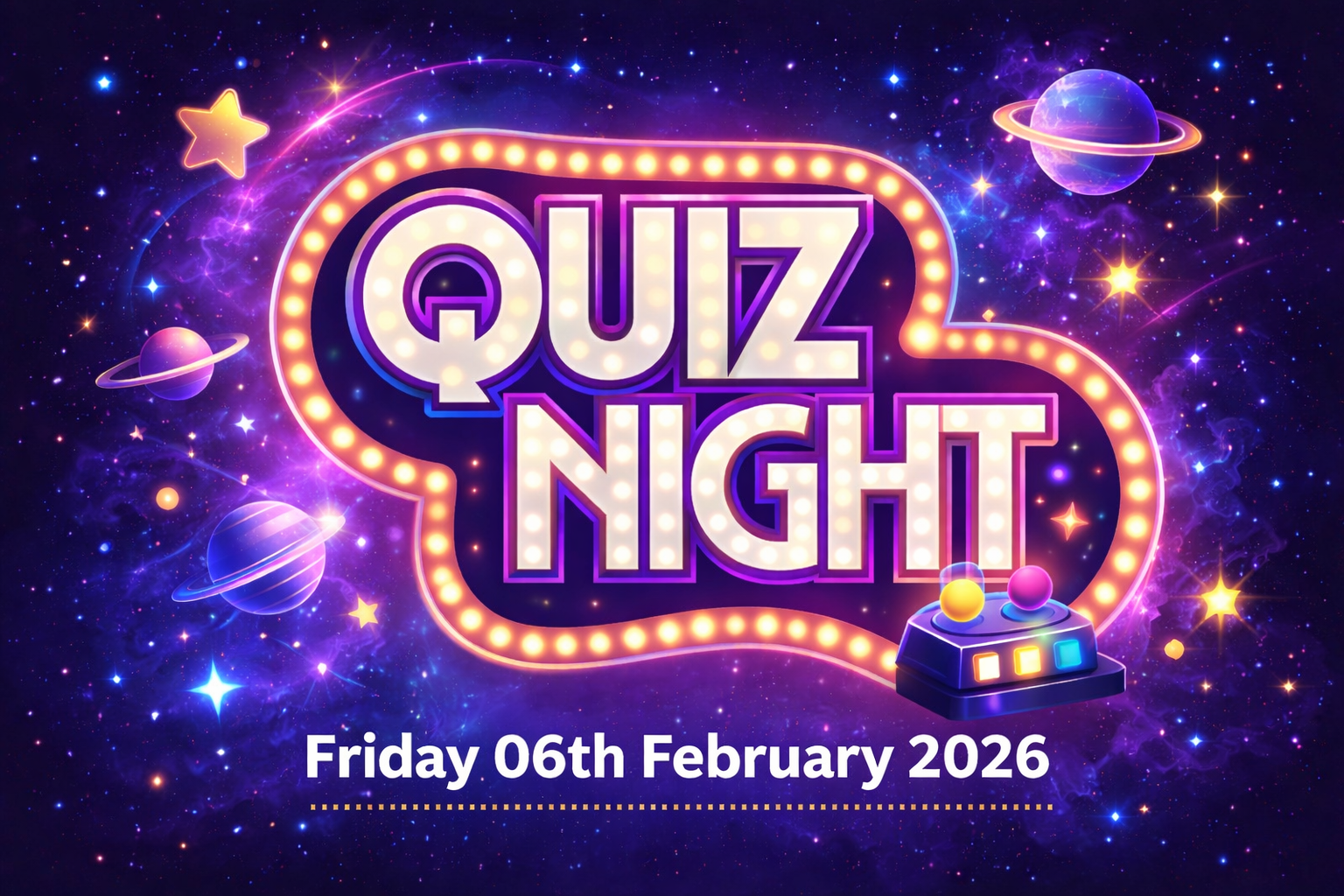 ⌛️ Last Chance to Get Tickets to Quiz Night This Friday!