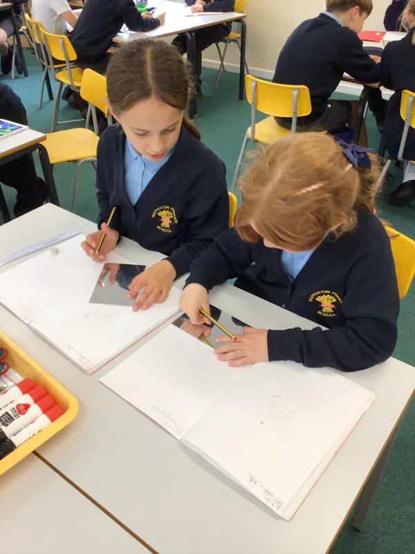 Wrens sketching self portraits - image 4 Wrens sketching self portraits - image 4