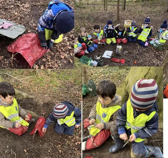 Spring 2023 - March 15th - Acorns - Flowers, Towers and Tarp (with tea!) - Round Robin Session 2 - image 1 Spring 2023 - March 15th - Acorns - Flowers, Towers and Tarp (with tea!) - Round Robin Session 2 - image 1