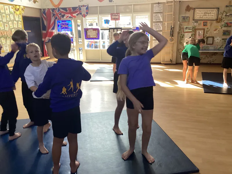 In PE we have been exploring twisted shapes. We linked balances together with different ways to travel - image 7 In PE we have been exploring twisted shapes. We linked balances together with different ways to travel - image 7