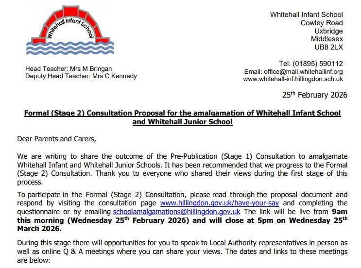 Stage 2 Formal Consultation Letter