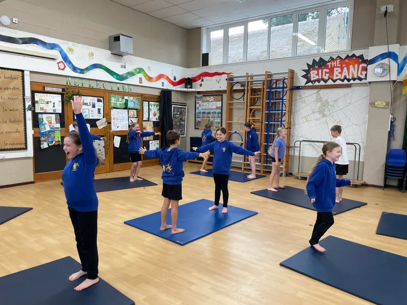 In PE today, we built on work from last week and developed mirrored balances - image 4 In PE today, we built on work from last week and developed mirrored balances - image 4