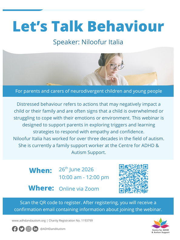 Understanding and Supporting Distressed Behaviour in Neurodivergent Children