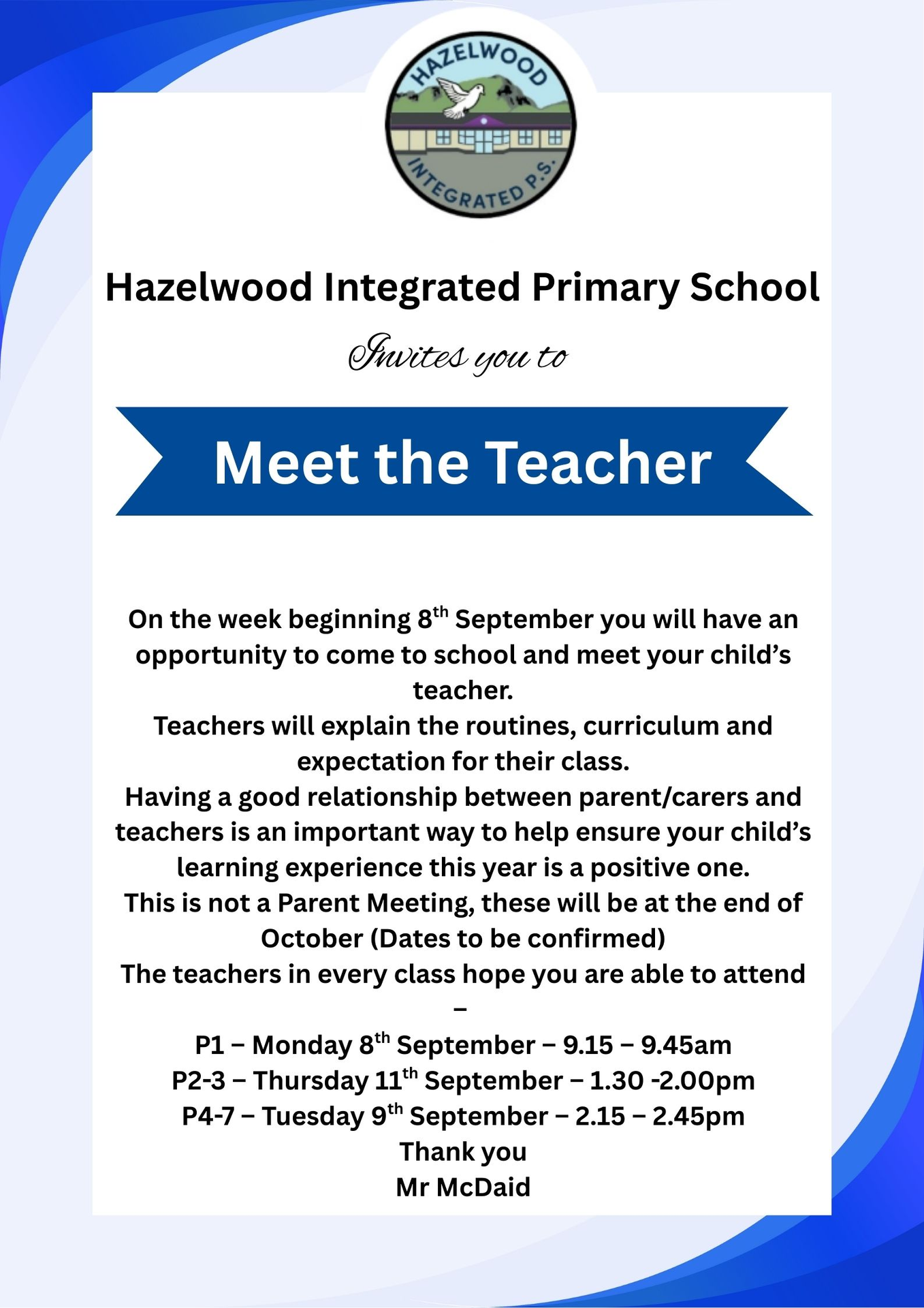 Meet the Teacher