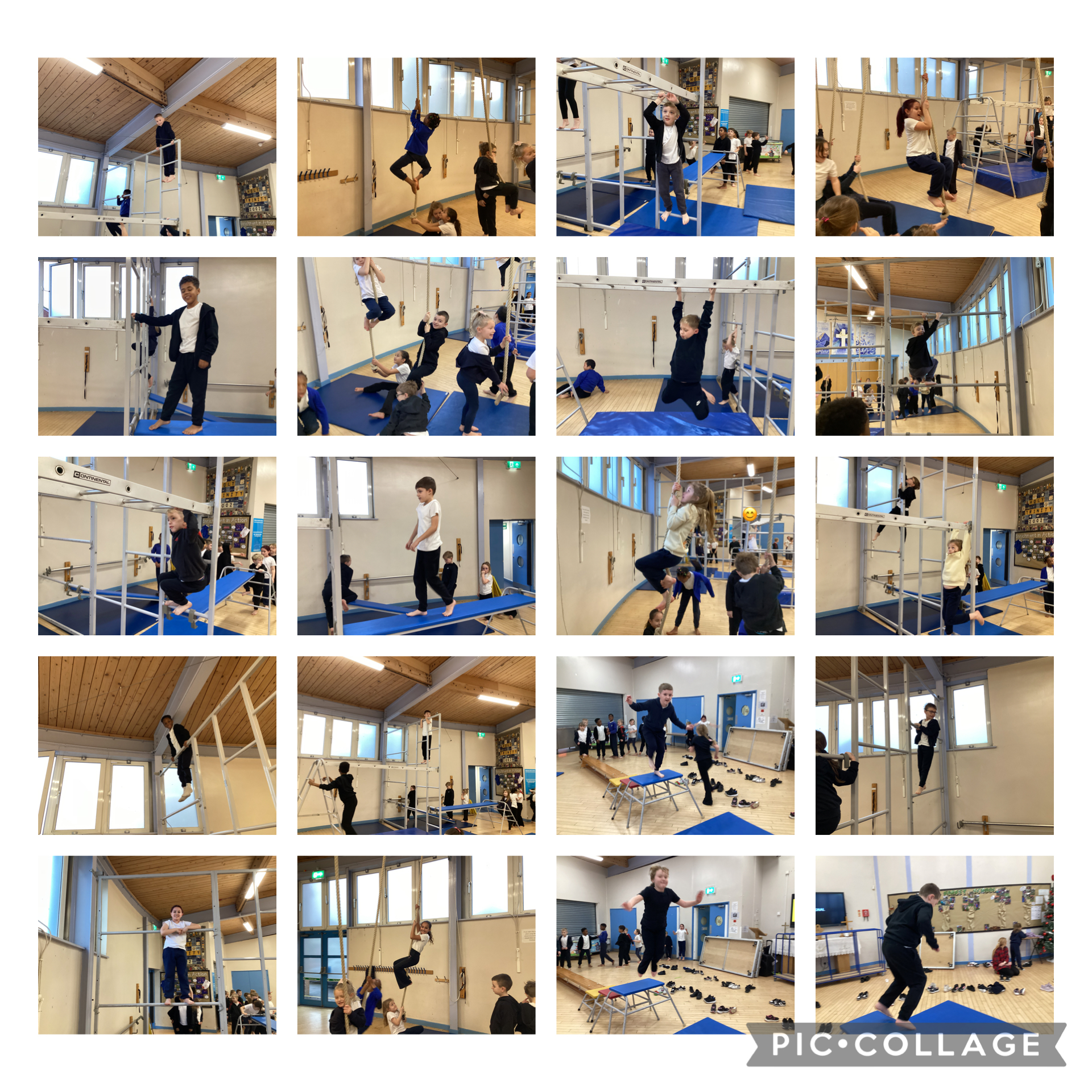 The children joined Y2 today to use the equipment in the hall- their confidence has grown massively! Well done!