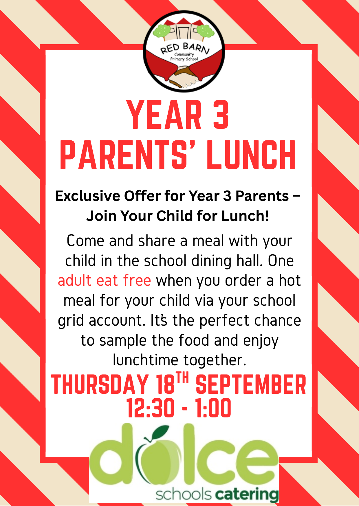 Exclusive Offer for year 3 Parents