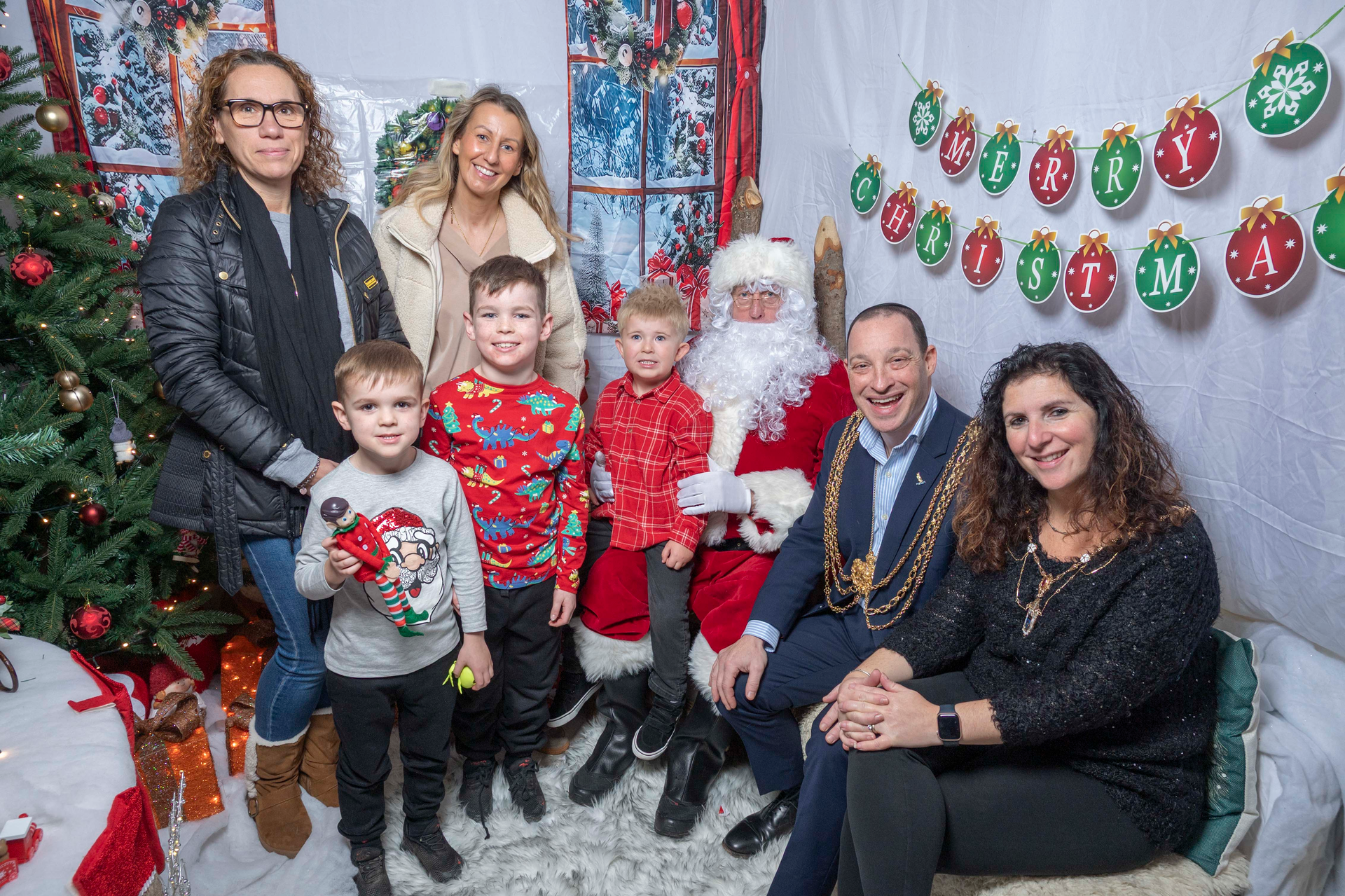 Christmas Bazaar is a bit hit! Even the Mayor got to visit Santa! 