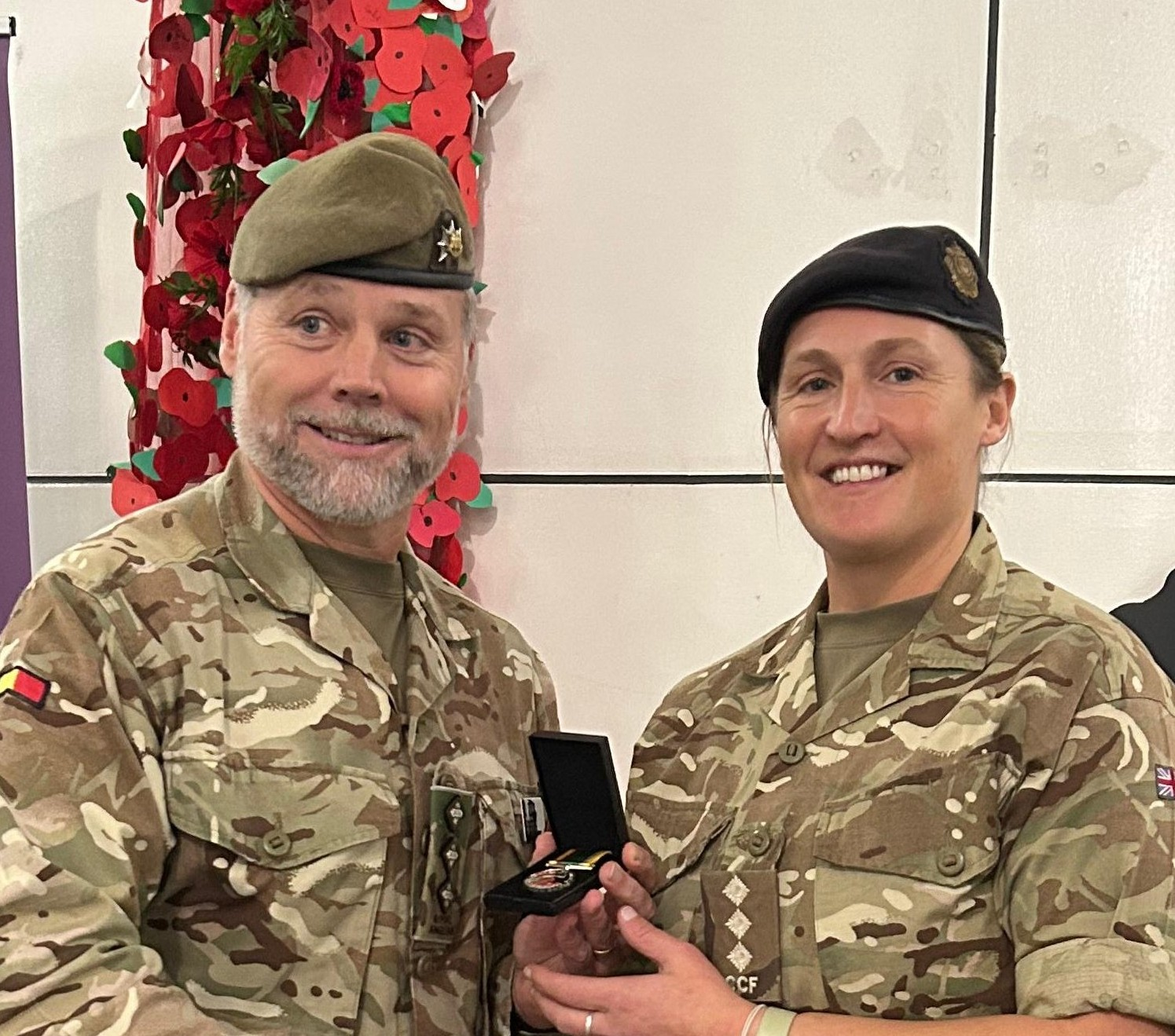 TDA PE teacher awarded for commitment to Combined Cadet Force