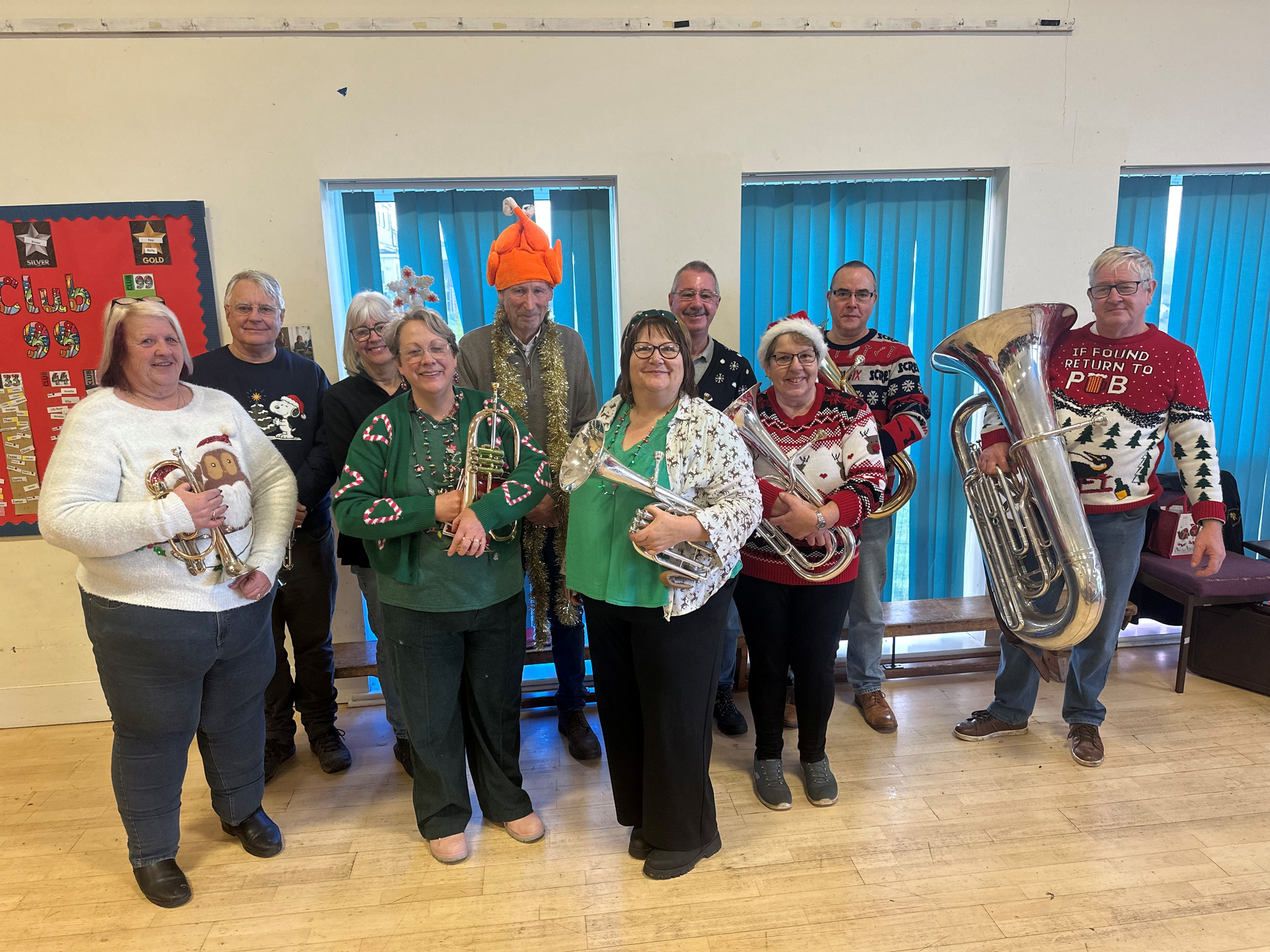 Yorkley Brass Band came to play!