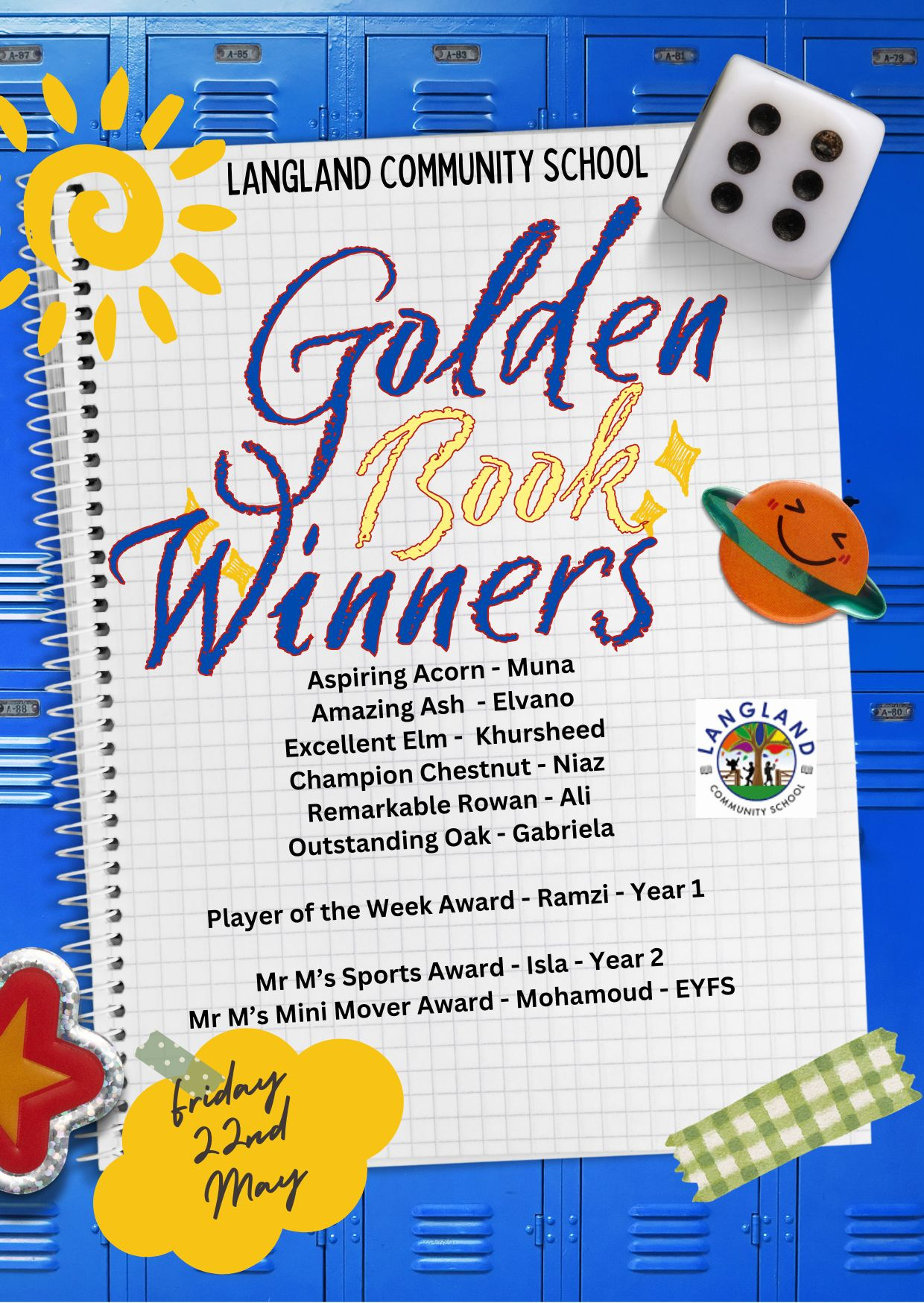 This week's Golden Book Winners 22.05.26