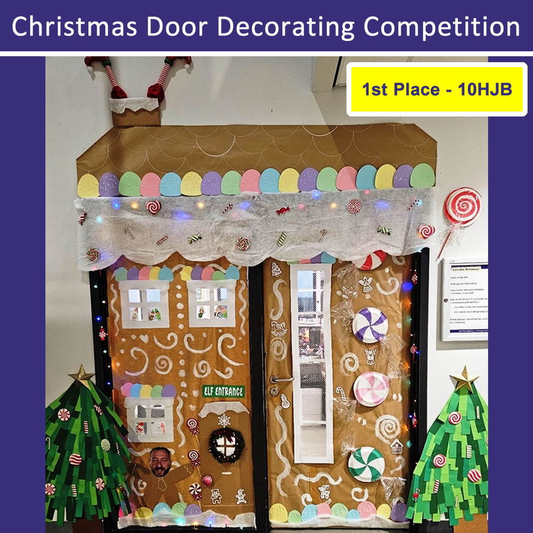 Deck the Doors: Staff and students spread Christmas cheer