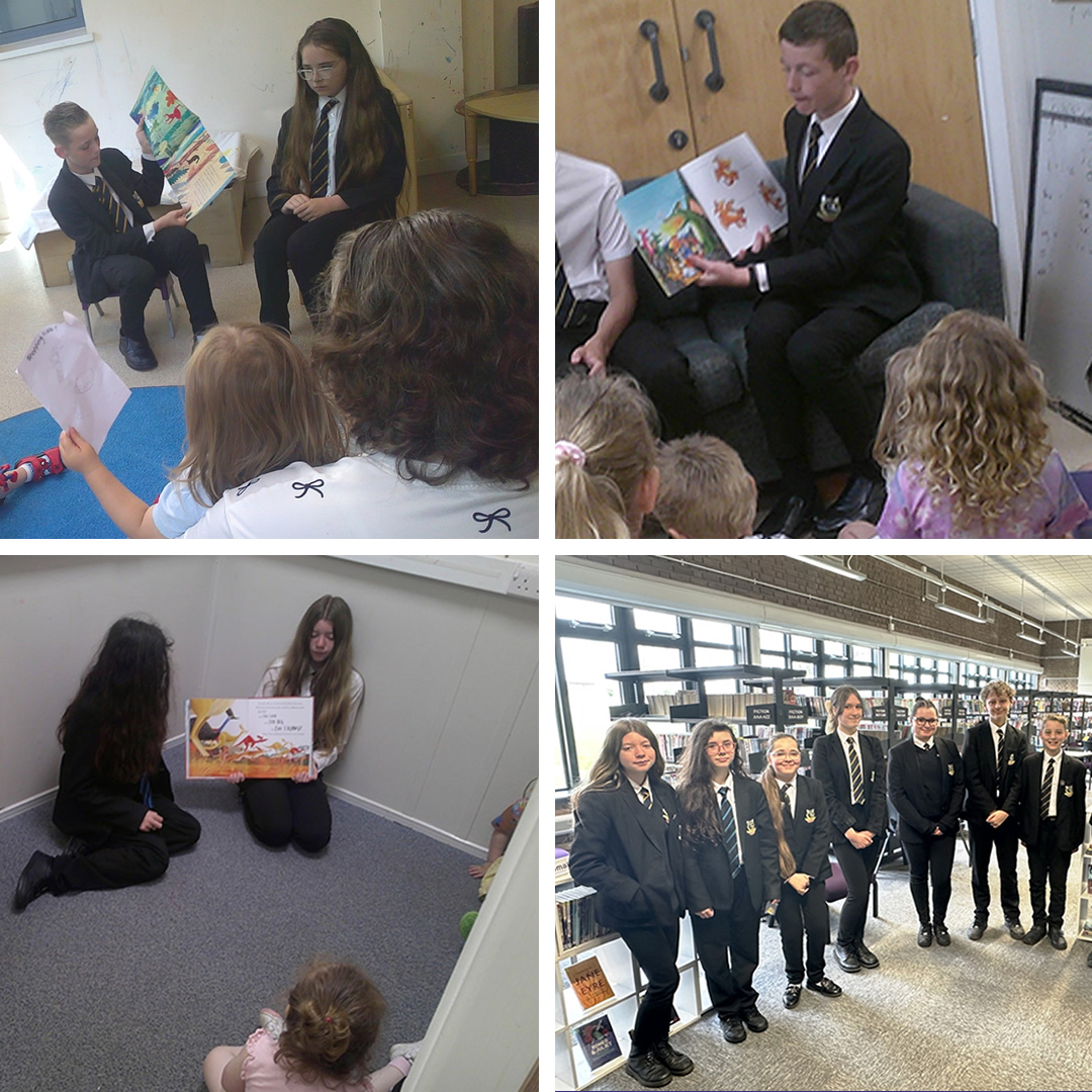 Students inspire nursery children with story session