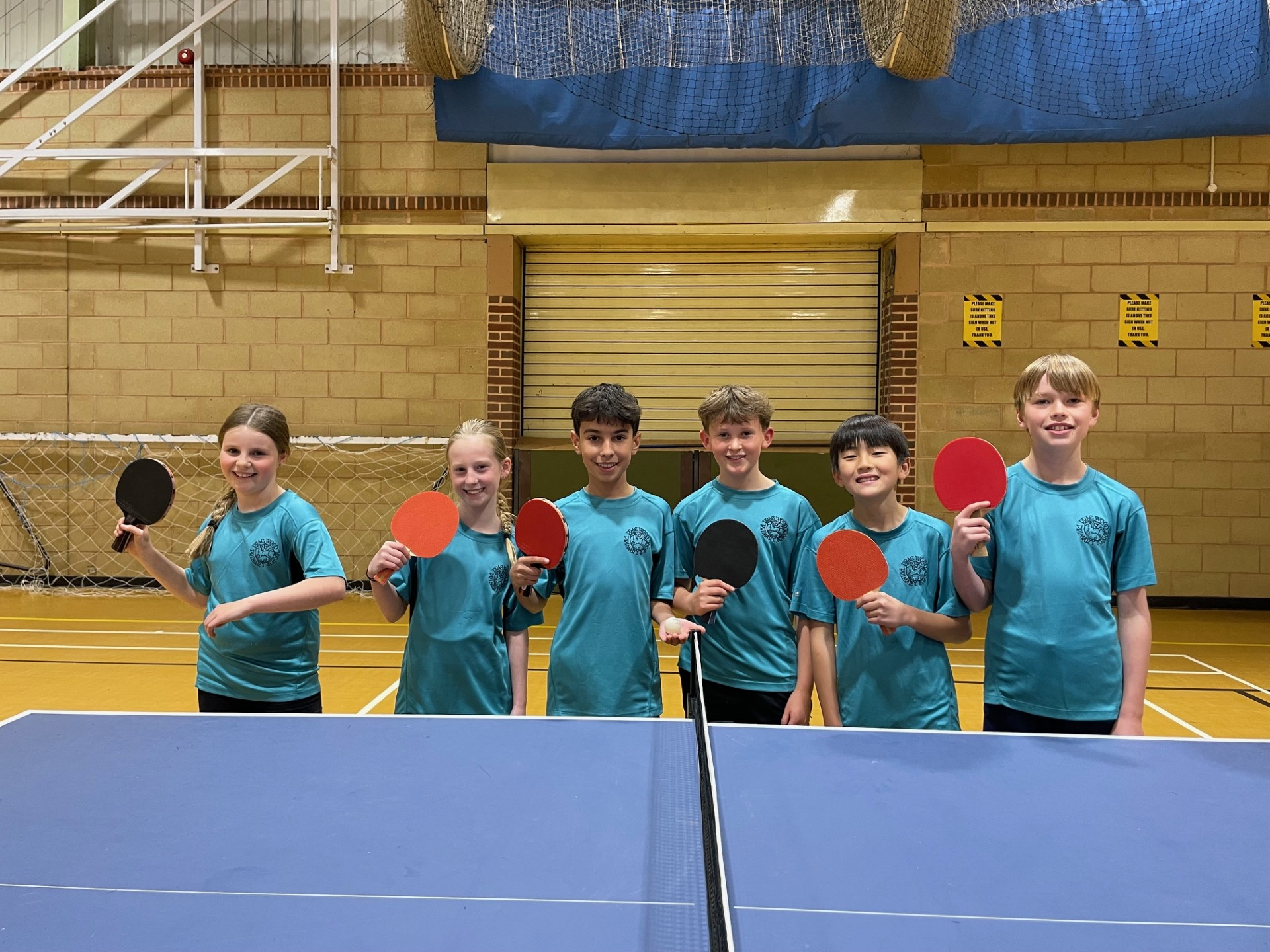 School Games Table Tennis Runners Up