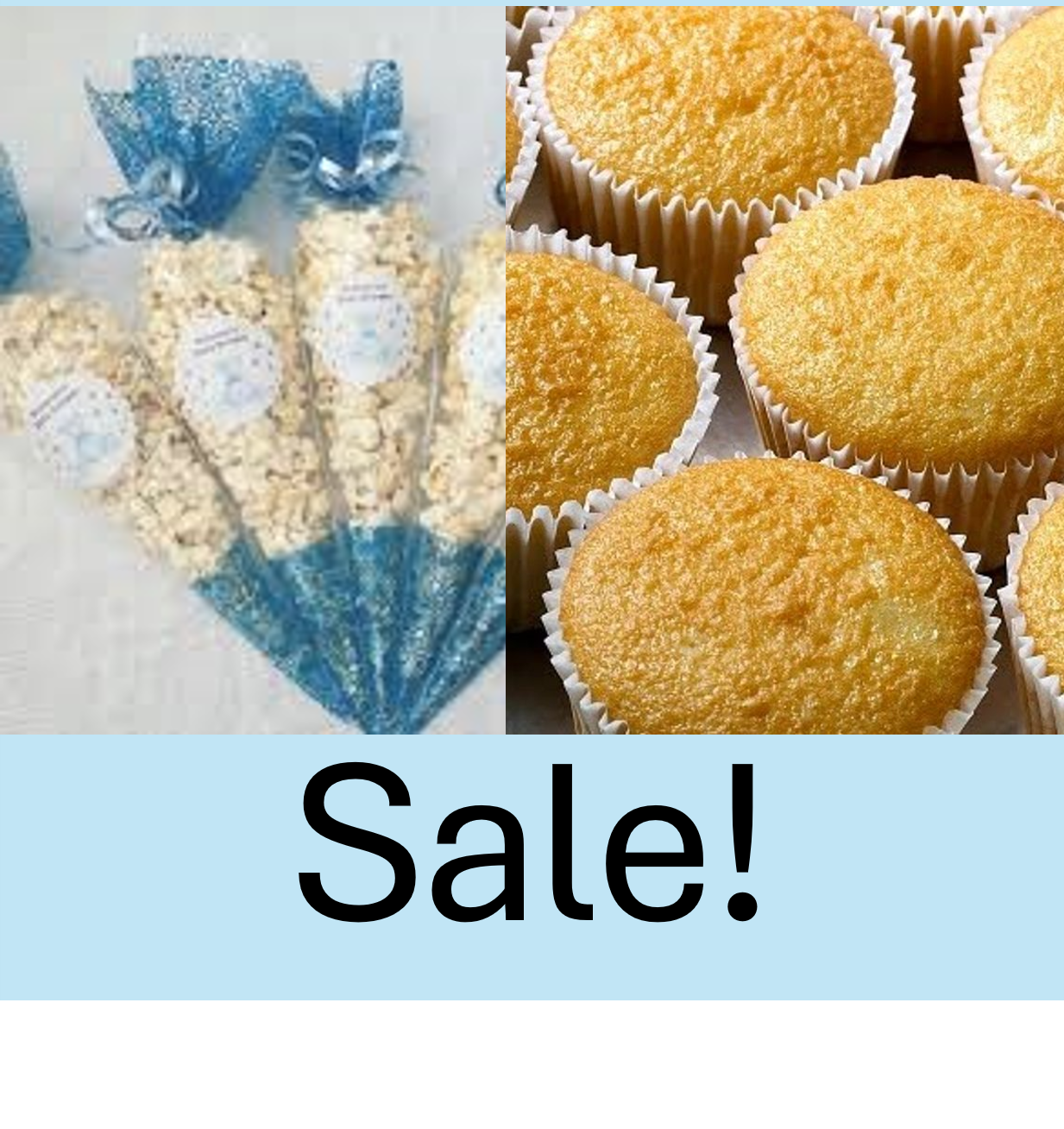 Popcorn and Fairy Cake Sale