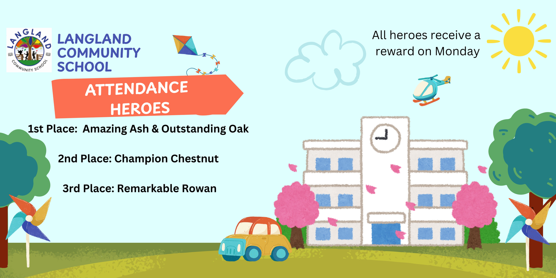  This week's Attendance Heroes 09.01.26