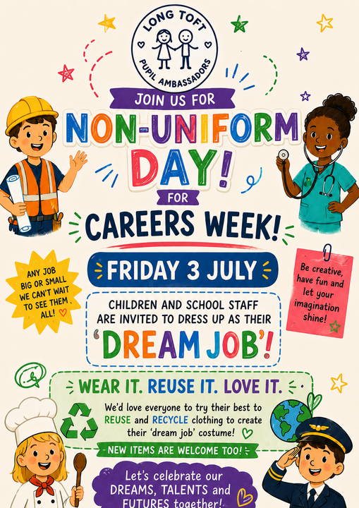Careers Non-Uniform Day - Friday 3 July