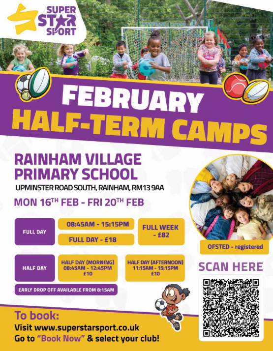 Super Star Sports February Half Term Camp