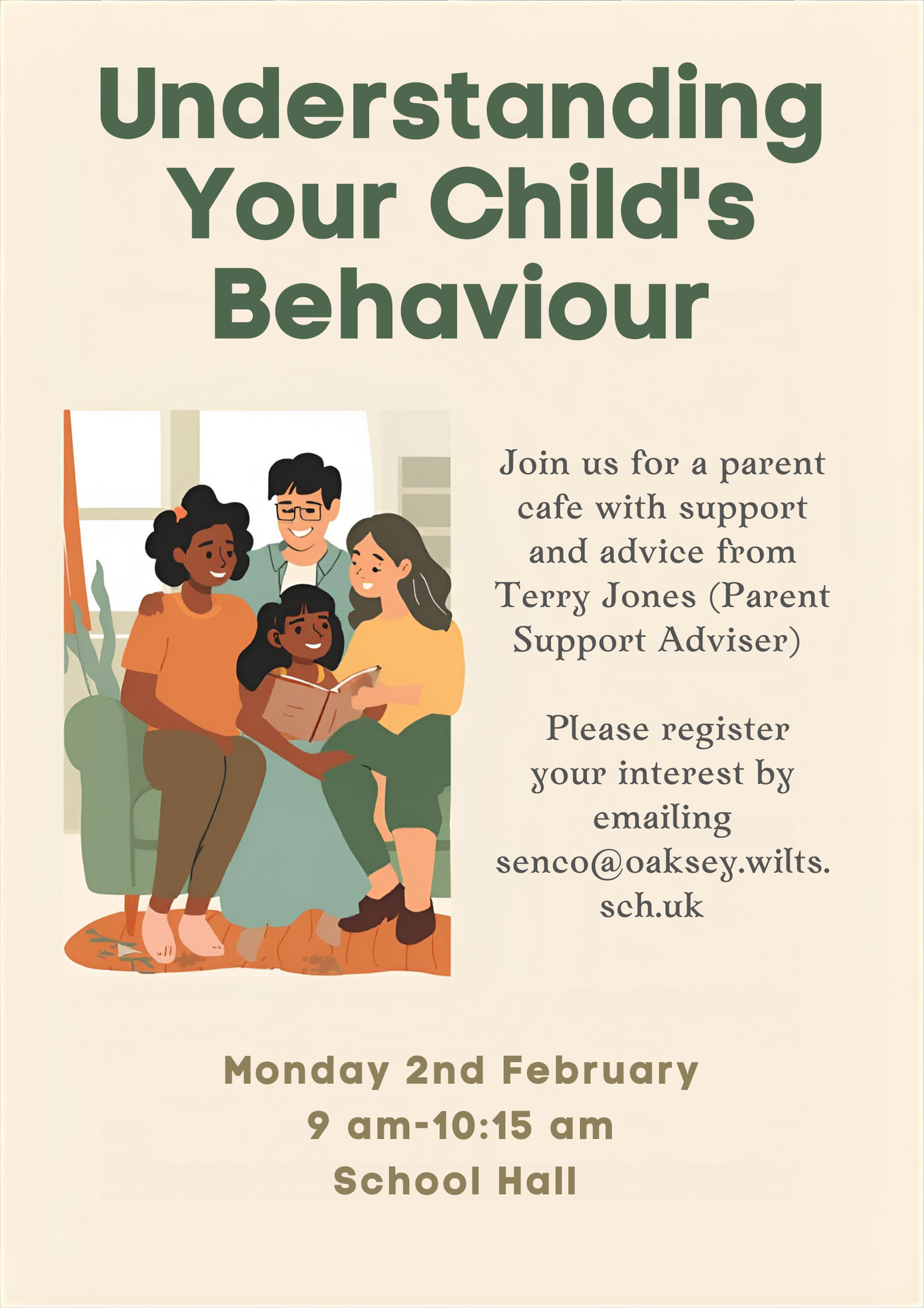 Parent Cafe: Understanding Your Child's Behaviour